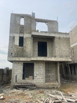 Ongoing Development of Four Units of Five Bedroom Duplex, Omole Phase 1, Ikeja, Lagos, Detached Duplex for Sale