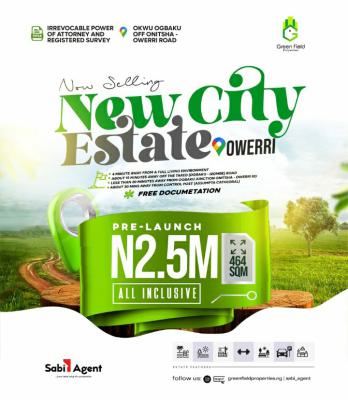 Land, 🛣️- Okwu Ogbaku Off Onitsha - Owerri Road  🏘️- 4 Minute Away From a, Owerri Municipal, Imo, Mixed-use Land for Sale