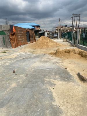 Half Plot of Land Fence and Gated Formerly Used for Block Industry, Oshogun, Alapere, Ketu, Lagos, Land for Sale