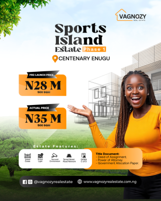 Land, Centenary City Sport Island Estate, Enugu, Enugu, Residential Land for Sale