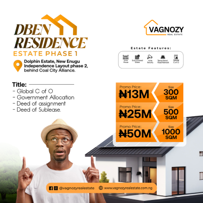 Land, Dolphin Estate, Independent Layout Phase 2, Enugu, Enugu, Residential Land for Sale