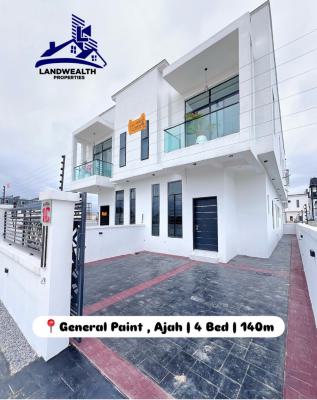Newly Built 4 Bedrooms Semi-detached Duplex with Bq, Ajah, Lagos, Semi-detached Duplex for Sale
