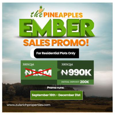 Affordable Dry Land with C of O in a Gated Estate, Pineapple Estate Phase 1 Sagamu Road, Imota, Ikorodu, Lagos, Residential Land for Sale