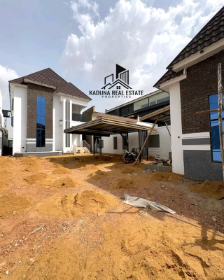 5 Bedroom Duplex with Bq  Interlocking & Finishings in Progress, Kaduna North, Kaduna, House for Sale