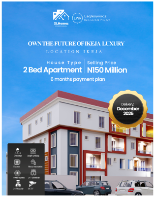 Nicely Built 2-bedroom Off-plan Apartment with Smart Finishing, Adeniyi Jones, Ikeja, Lagos, Flat / Apartment for Sale
