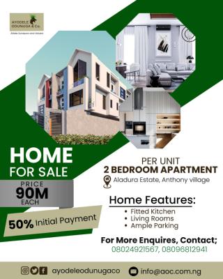 2 Units of 2 Bedroom Flat (off Plan), Aladura Estate, Anthony, Maryland, Lagos, Flat / Apartment for Sale