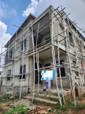 Advanced Carcass Fully Detached Four  Bedroom Duplex with Bq, By Paradise Estate, Lugbe District, Abuja, Detached Duplex for Sale
