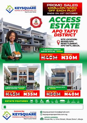 Premium Estate Plots, Tafyi District, Behind Resettlement, Apo, Abuja, Land for Sale