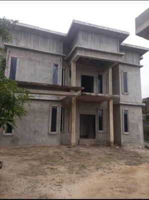 7 Bedroom Carcass Duplex on a 631sqm, Sangotedo, Ajah, Lagos, Detached Duplex for Sale