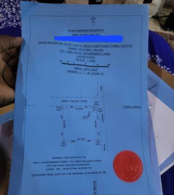2875sqm Land for Jv in Oniru Victoria Island Lagos, Oniru, Victoria Island (vi), Lagos, Residential Land Joint Venture