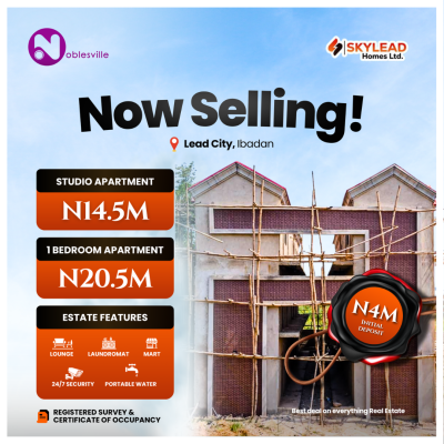 1 Bedroom and Studio Apartments, Oba Otundeko Avenue,toll Gate, Ibadan South-east, Oyo, Self Contain (single Rooms) for Sale
