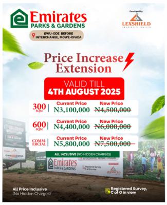 Serene and Affordable Land in a Secured Estate, Mowe Ofada, Ogun, Land for Sale