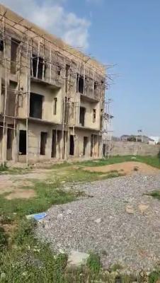 Newly Built Semi Finished 4 Bedroom Duplex with Bq and Courtyard, By Suncity, Kaura, Abuja, Terraced Duplex for Sale