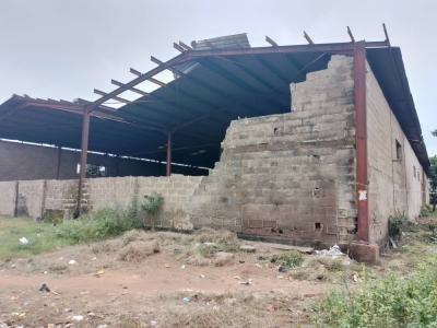 Unfinished 2 Bay Warehouse, Along Tarmac Beside Mother Joy School Sango-ota, Sango Ota, Ogun, Warehouse for Sale