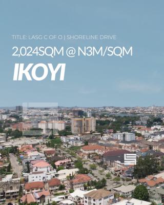 Lovely 2,042sqm Land Available, Sholerine Drive, Ikoyi, Lagos, Residential Land for Sale