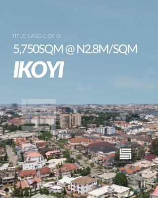 Lovely 5,750sqm Land Available, Alexander Road, Ikoyi, Lagos, Residential Land for Sale