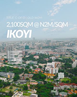 Lovely 2,100sqm Land Available, Off Bank Road, Ikoyi, Lagos, Residential Land for Sale