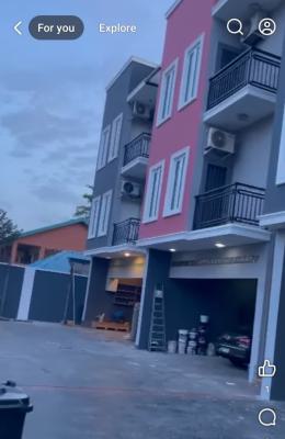 Tasteful 4 Bedroom Terrace with a Room Service Quarter, Methodist Church Street, Awuse Estate, Opebi, Ikeja, Lagos, Terraced Duplex for Sale