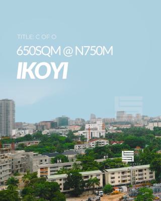 Lovely 650sqm Land Available, Osborne, Ikoyi, Lagos, Residential Land for Sale