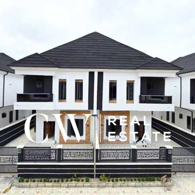 4 Bedroom Semi- Detached Home with Bq, Lekki, Lagos, House for Sale