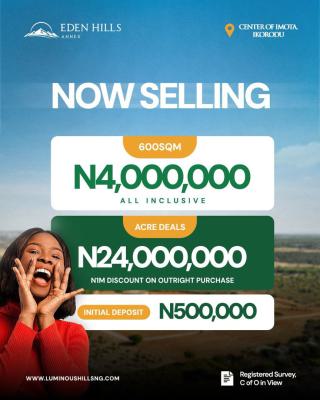 100% Dry Land, Eden Hills Estate, Imota, Ikorodu, Lagos, Residential Land for Sale