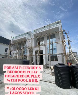 Luxury 5 Bedroom Fully Detached Duplex with Pool & Bq., Ologolo, Lekki, Lagos, Detached Duplex for Sale