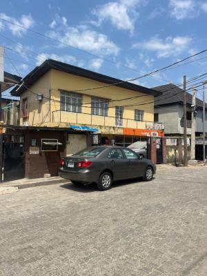 Buy and Renovate 6 Bedroom with 2 Bq and 2 Shops Suitable for Commercial, Off Adelabu, Surulere, Lagos, Land for Sale