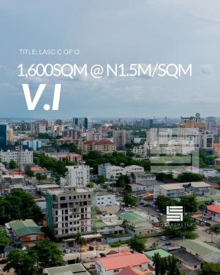 Lovely 1,600sqm Land Available, Corner Piece, Victoria Island (vi), Lagos, Residential Land for Sale
