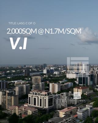 Lovely 2,000sqm Land Available, Victory Island, Victoria Island (vi), Lagos, Residential Land for Sale