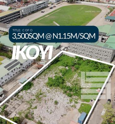 Lovely 3,500sqm Land Available, Ikoyi, Ikoyi, Lagos, Residential Land for Sale