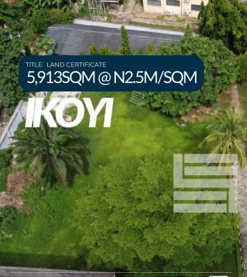 Lovely 5,913sqm Land Available, Ikoyi, Ikoyi, Lagos, Residential Land for Sale