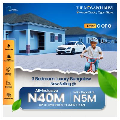 Experience Style and Coziness in This Delightful Sanctuary, a Captivating 3-bedroom Bungalow in Mowe-ofada, Mowe Ofada, Ogun, Detached Bungalow for Sale