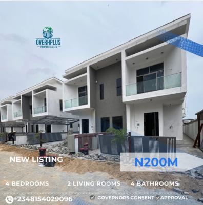 Elegant 4 Bedroom Semi-detached Duplex with Bq, Orchid Road, Lekki, Lagos, Semi-detached Duplex for Sale