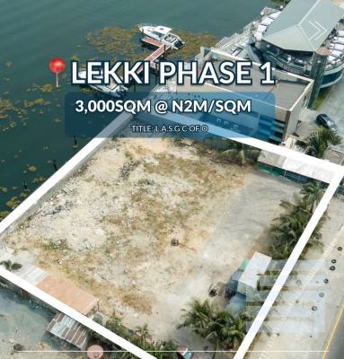 Luxury 3,000sqm of Land in a Very Good Location, Lekki Phase 1, Lekki, Lagos, Land for Sale