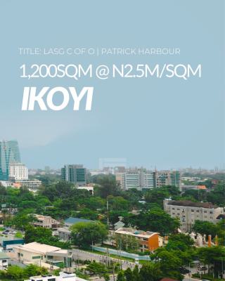 Lovely 1,200sqm Land Available, Patrick Harbour, Ikoyi, Lagos, Residential Land for Sale