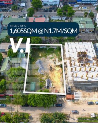 Lovely 1600sqm Land, Victoria Island (vi), Lagos, Residential Land for Sale