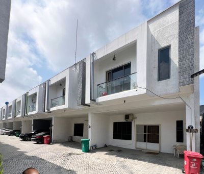Service 4bedroom Terrace Duplex with Bq at Orchid Road Lekki, Orchid Road By Ram, Lekki, Lagos, Terraced Duplex for Rent