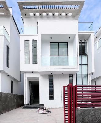 Contemporary 5 Bedroom Fully Detached Home with Bq, Cinema and Pool, Chevron, Lekki, Lagos, Detached Duplex for Sale