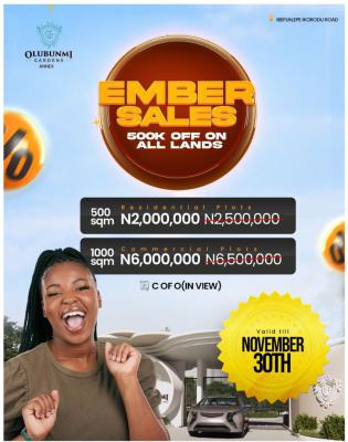 Plots of Dry Land in a Developing Area, Olubunmi Garden Annex, Ibefun, Epe, Ikorodu, Lagos, Mixed-use Land for Sale