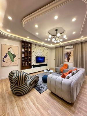 Beautifully Furnished One Bedroom Apartment, Idado Estate Chevron, Lekki, Lagos, Flat / Apartment Short Let