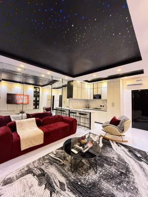 Deluxe Max 1 Bedroom Apartment with a Private Cinema, &  Bathub, Chevron, Lekki, Lagos, Mini Flat (room and Parlour) Short Let