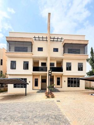 Newly Built 5 Bedroom Terrace Duplex with a Room Bq, Guzape District, Abuja, Terraced Duplex for Rent