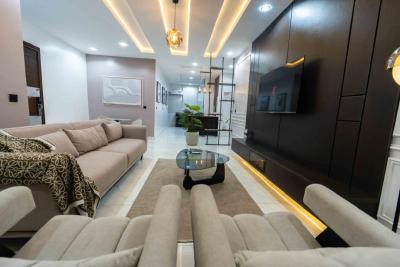 Exotic 2-bedroom+bq Apartment with Ps5, Pool & Gym, Off Elegushi Palace Road, Ikate Elegushi, Lekki, Lagos, Flat / Apartment Short Let