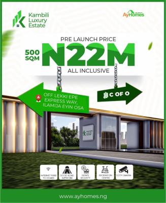 Secure Prime Land in Well Planned Areafastest-growing Buy & Build, Beautiful Gated Estate in The Heart of Big Town, Cofo 100% Dry,ilamija, Ibeju Lekki, Lagos, Mixed-use Land for Sale