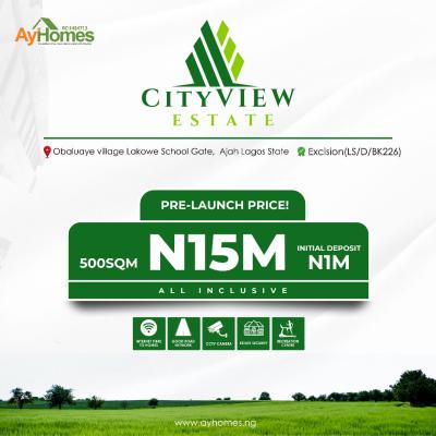 Get Prime Land (excision Ls/d/bk226) Fastest Appreciating Real Estate, Secure 500 Square Meters of Land, Obaluaye Village, Lakowe School Gate, Ajah, Lagos, Mixed-use Land for Sale