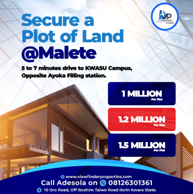 a Parcel of Land, Opposite Ayoka Filling Station Kwasu Campus Ilorin, Ilorin West, Kwara, Land for Sale