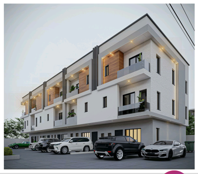 a Premium Development of Five (5) Units of 4-bedroom Terrace Duplexes, Off Freedom Road, Ikate, Lekki, Lagos, Terraced Duplex for Sale