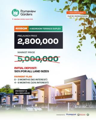 Primeview Gardens, Obafemi Owode, Obafemi Owode, Ogun, Mixed-use Land for Sale