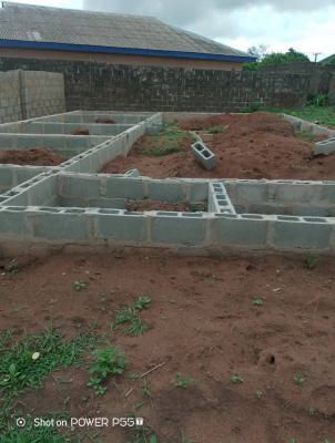 a 600sqm Land with Foundation of 4 Bedroom Bungalow, Akute, Ifo, Ogun, Residential Land for Sale