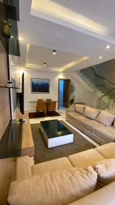 Furnished 4bedroom Terrace with Bq, Lekki Phase 1, Lekki Phase 1, Lekki, Lagos, Terraced Duplex for Rent